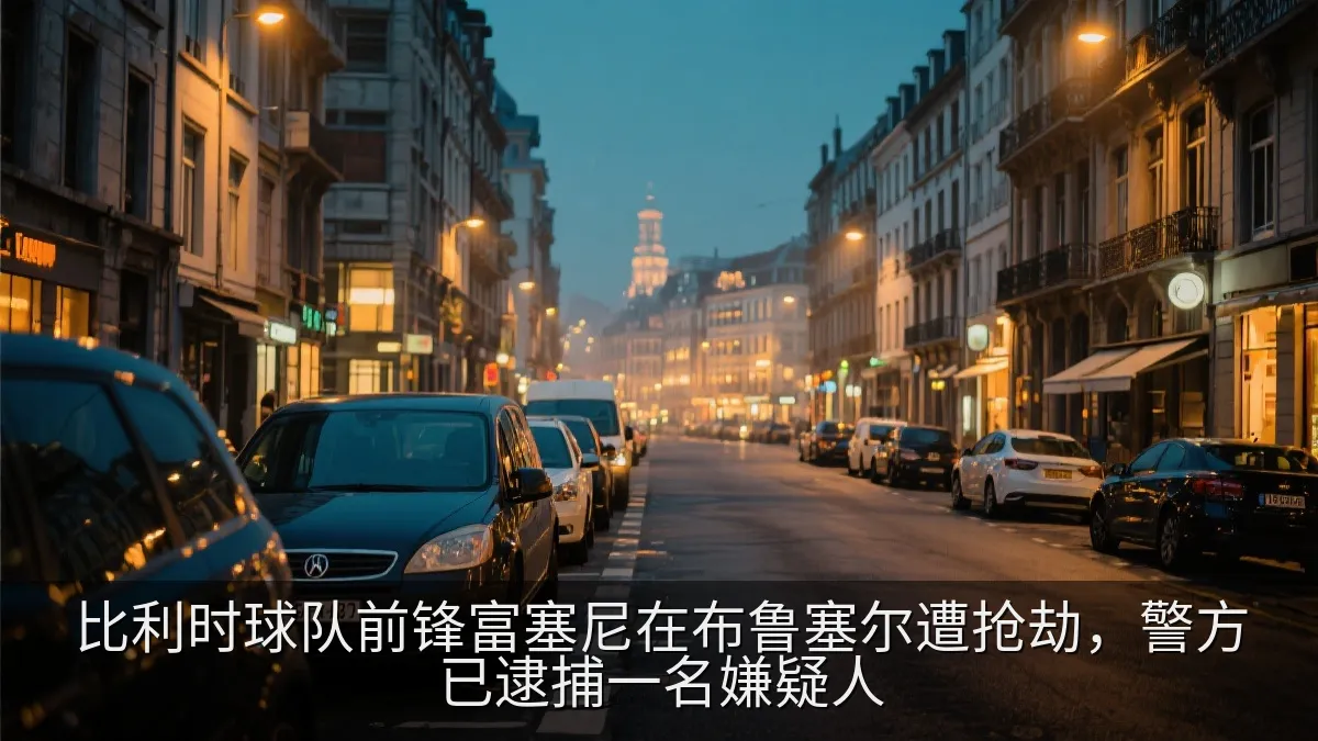 比利时球队前锋富塞尼在布鲁塞尔遭抢劫，警方已逮捕一名嫌疑人